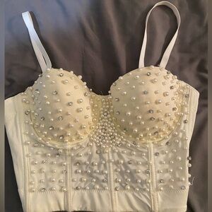 Windsor Bedazzled Corset Top